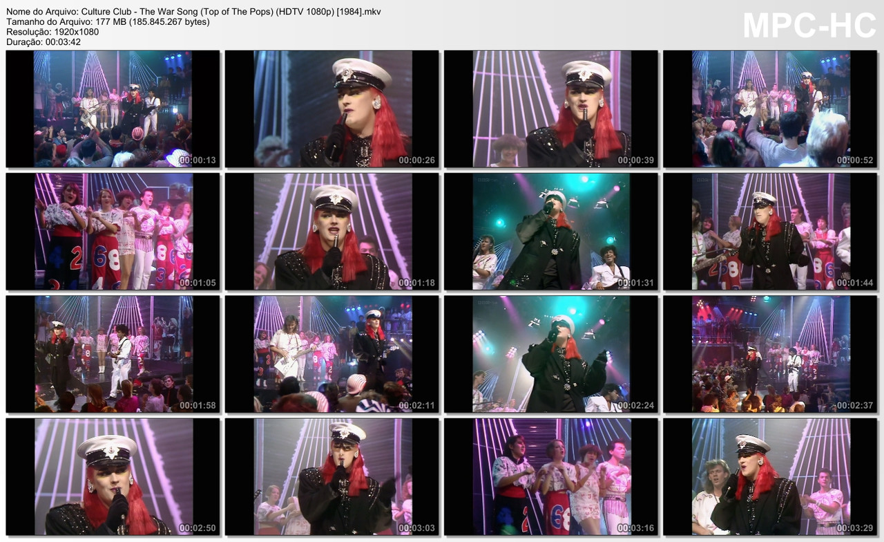 Culture Club - The War Song (Top of The Pops) (HDTV 1080p) [04.10.1984]