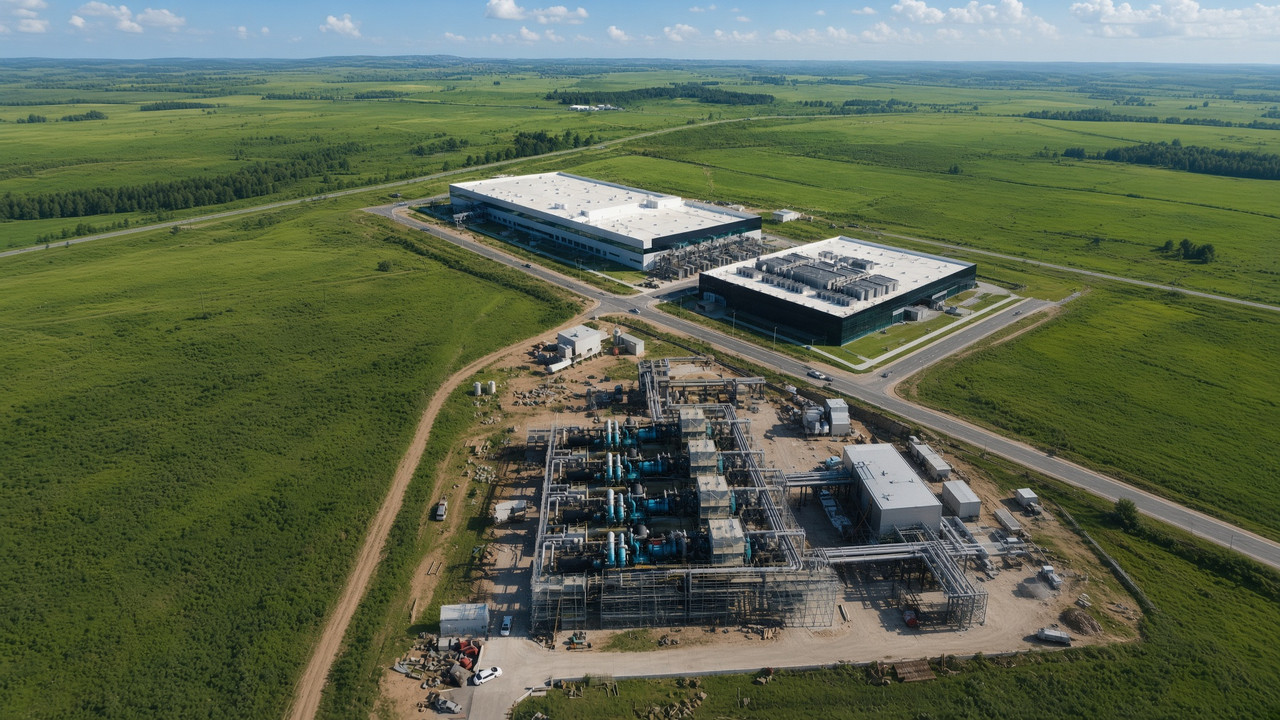 Data-center campus and electrical yard