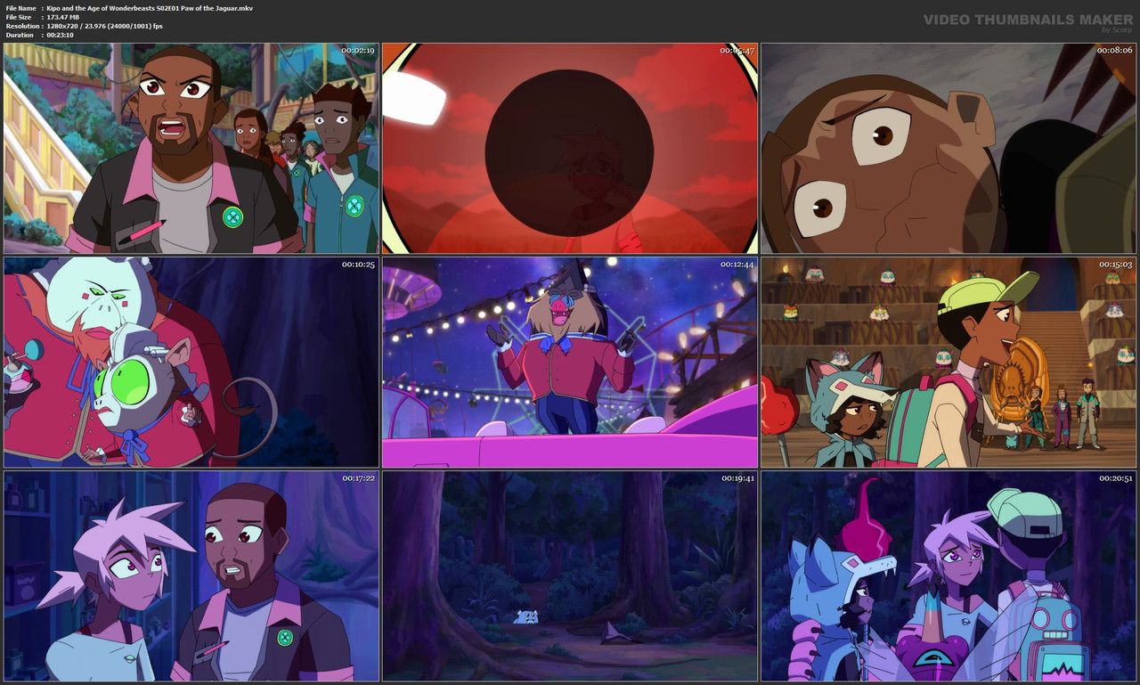 Kipo and the Age of Wonderbeasts S02E01 Paw of the Jaguar.mkv