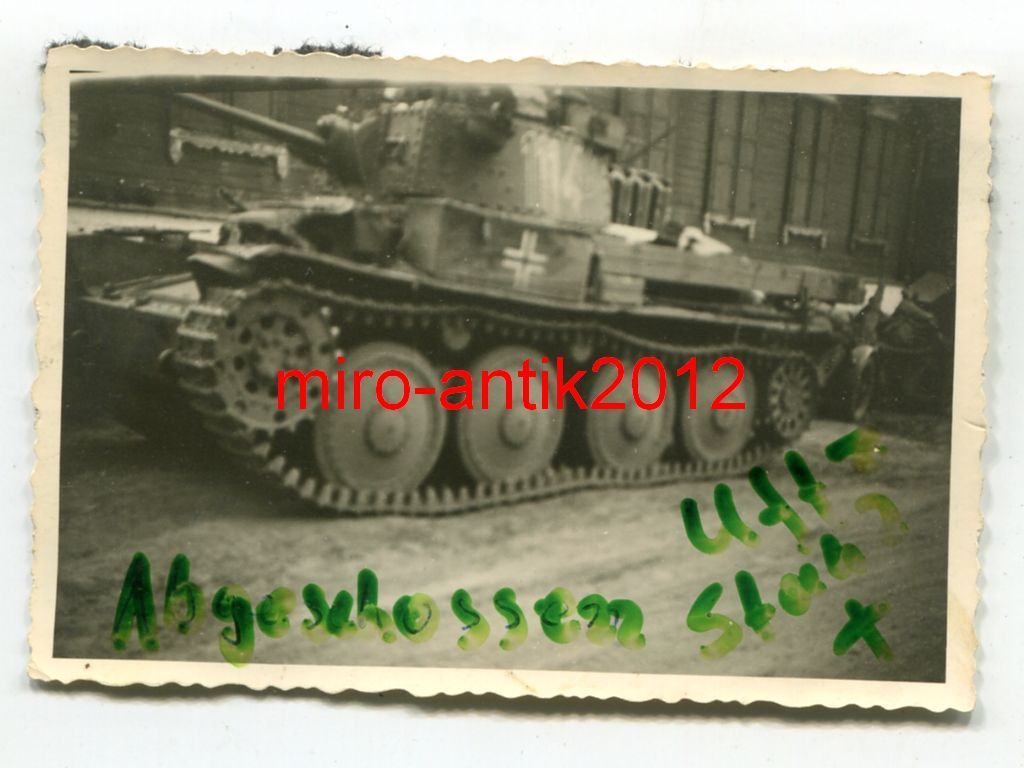 Foto, Panzerregiment 25, Panzer 38 (t), Chef Hor