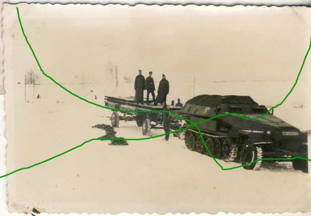 Sd. KFZ SPW Schützen-Panzer Halbkette WH-Kennung