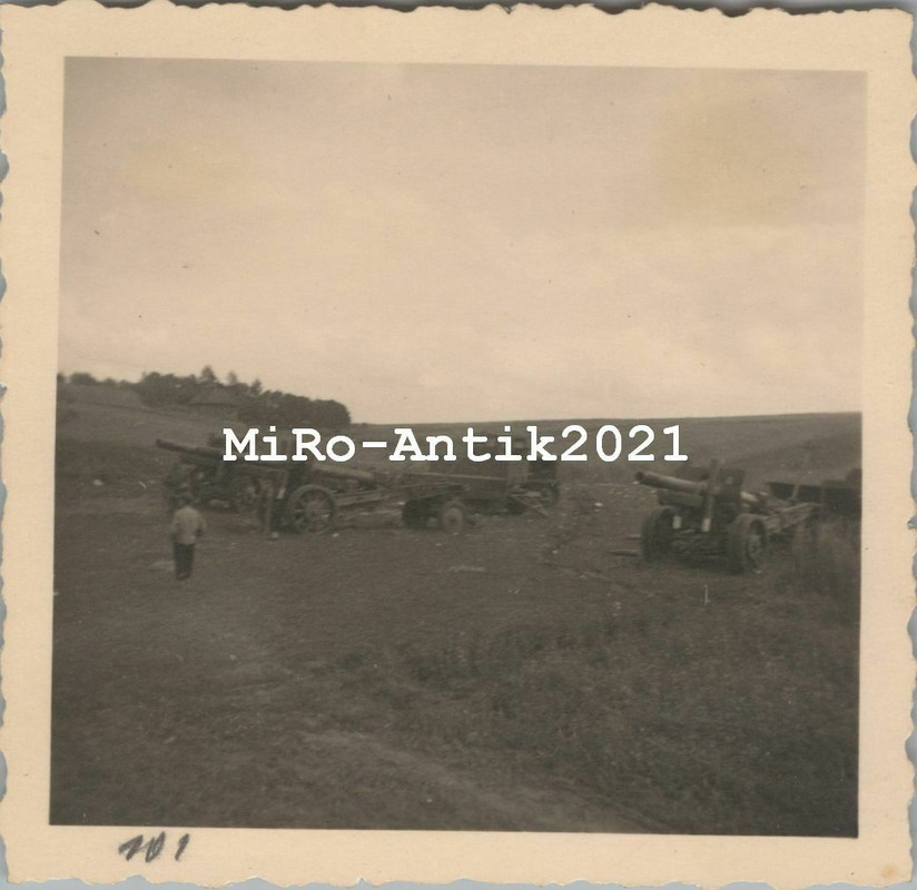 Geschütze und Straßen der Russen, 1941 Russland1