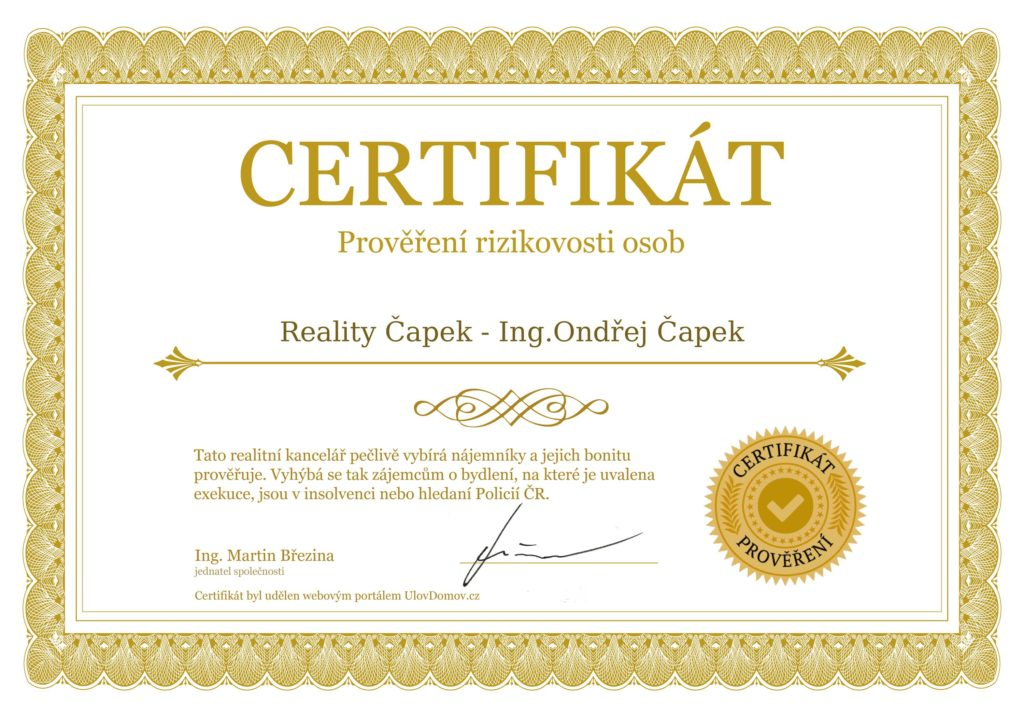 Certifikát prověřuji