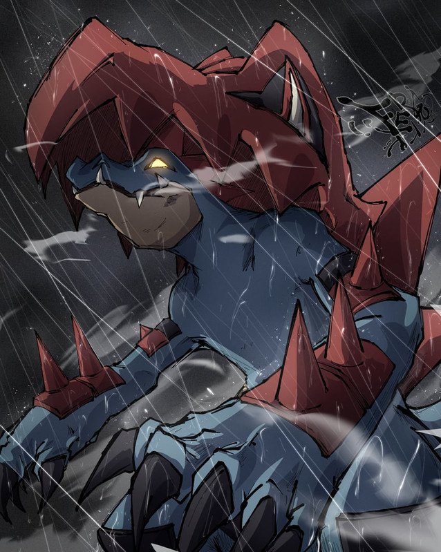 feraligatr-and-mega-feraligatr-pokemon-d