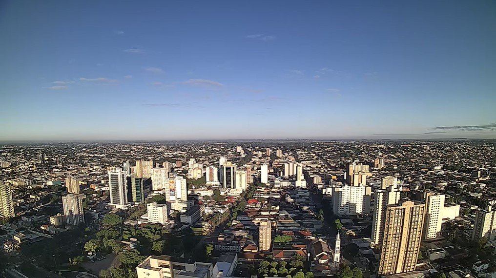 Campo Grande nesta manhã de quinta-feira