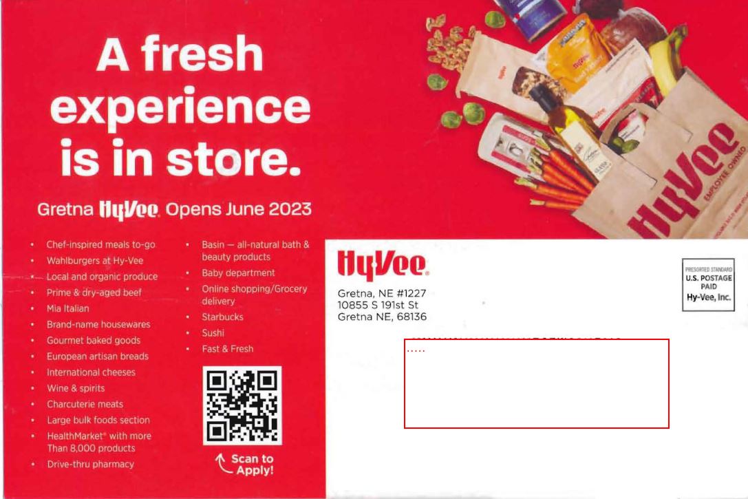 hyvee mailing