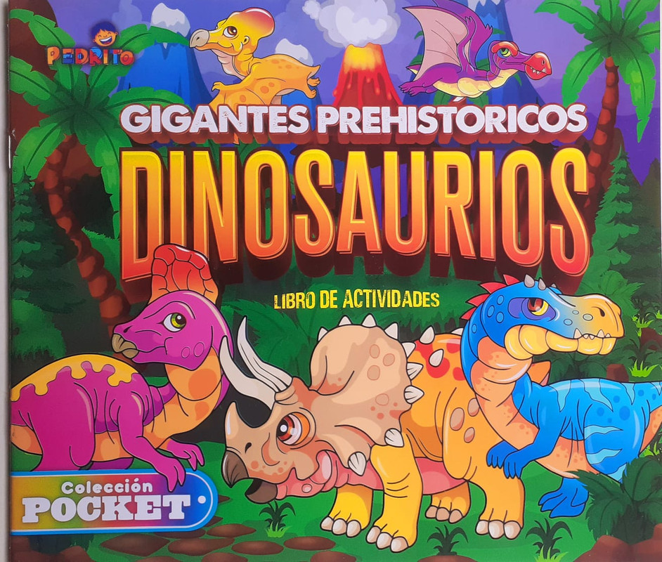 DINOSAURIOS, GIGANTES PREHISTORICOS LIBRO DE ACTIVIDADES