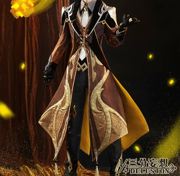 รูปภาพสินค้า 【Pre-Order】ร้าน 1/3 Delusion - Genshin Impact - ชุดคอสเพลย์ Zhongli
