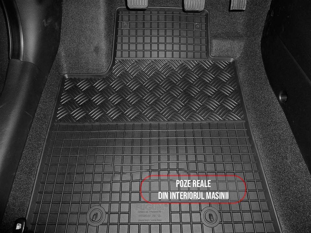 Set 4 covorase Hyundai I10 2013-2019, din cauciuc 100%, compatibile cu autoturismul HYUNDAI i10