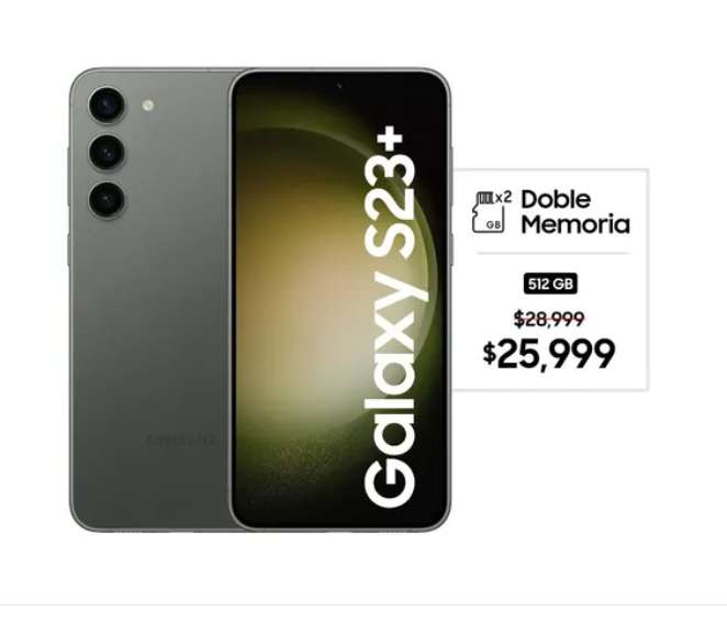 Mercado Libre: Samsung Galaxy S23+ 8gb + 512gb Liberado Verde