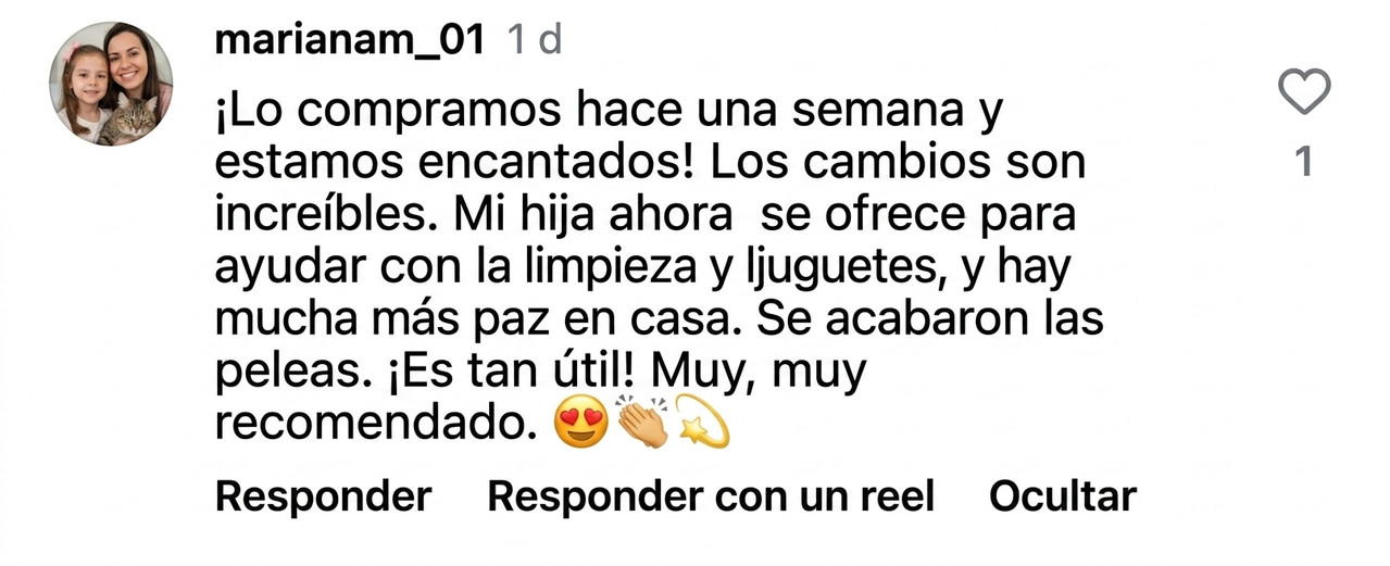 Testimonio de mamá — captura