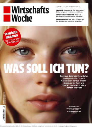Cover: Wirtschaftswoche Magazin No 16 vom 14  April 2023