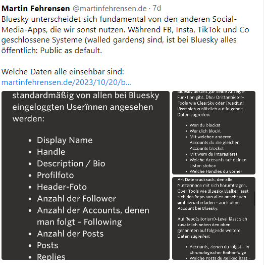 BlueSky: Alles ist öffentlch