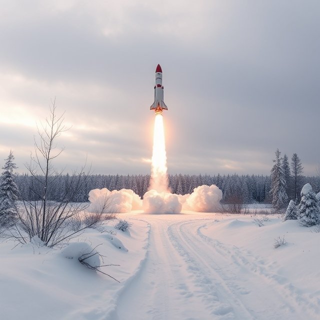 fusée qui décolle du cosmodrome