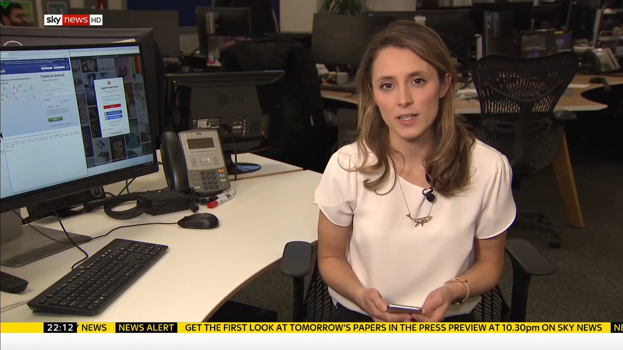 27 January - 22.00.00 - Sky News At 10. Anna Jones with the main