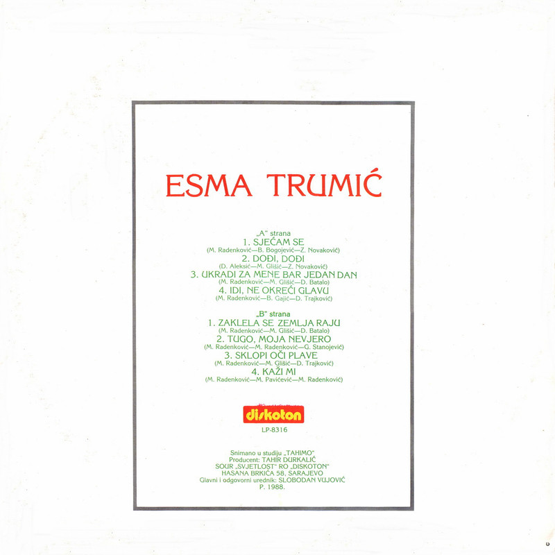 Esma Trumic 1988 z