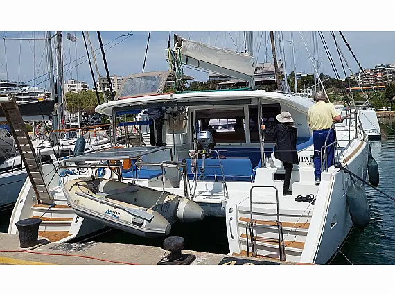 Lagoon 400 S2 Ipanema catamaran charter Greece