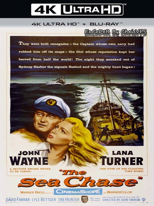 Morski pościg / The Sea Chase (1955) MULTI.HDR.2160p.BluRay.DTS.HD.MA.AC3-ChrisVPS / LEKTOR i NAPISY