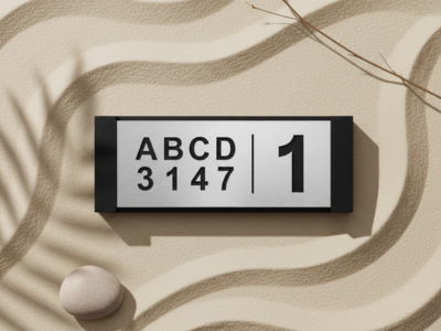 لوحة عنوان المنزل