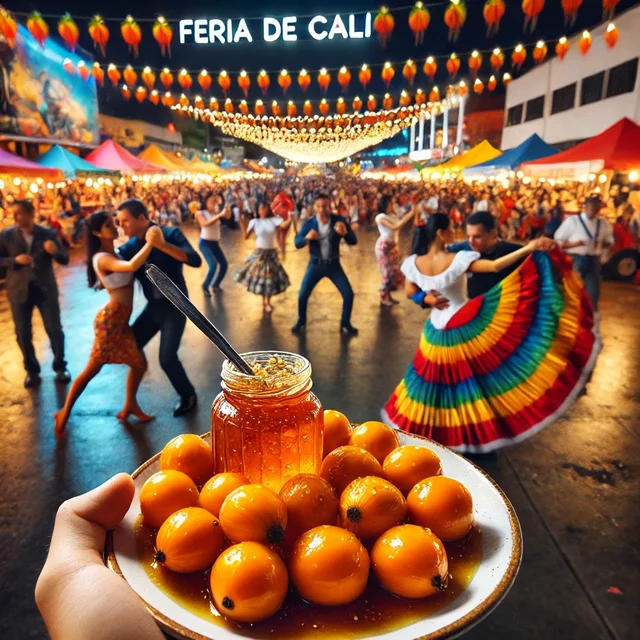 Chontaduro En La Feria De Cali,