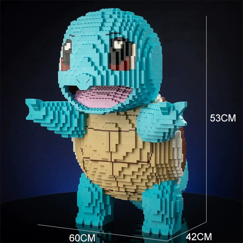Life-Size Pokémon Squirtle MOC Building Block Set