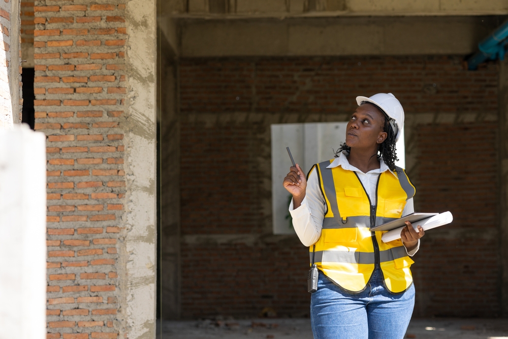 A knowledgeable inspector examining a property's key areas.
