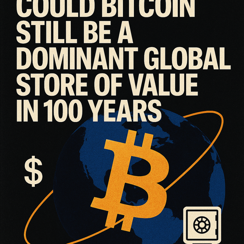 Could Bitcoin still be a dominant global store of value in 100 years