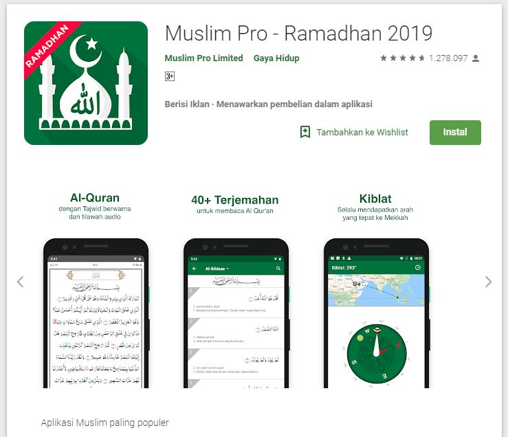 Aplikasi Muslim Pro