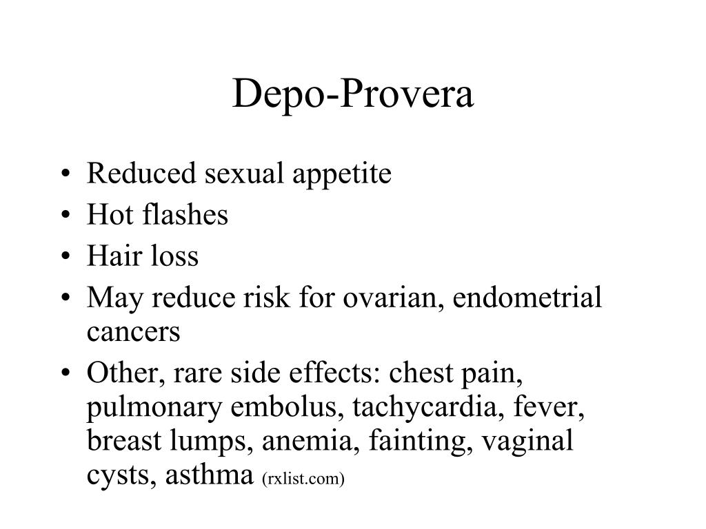 How to Reduce the Side Effects of Depo-Provera