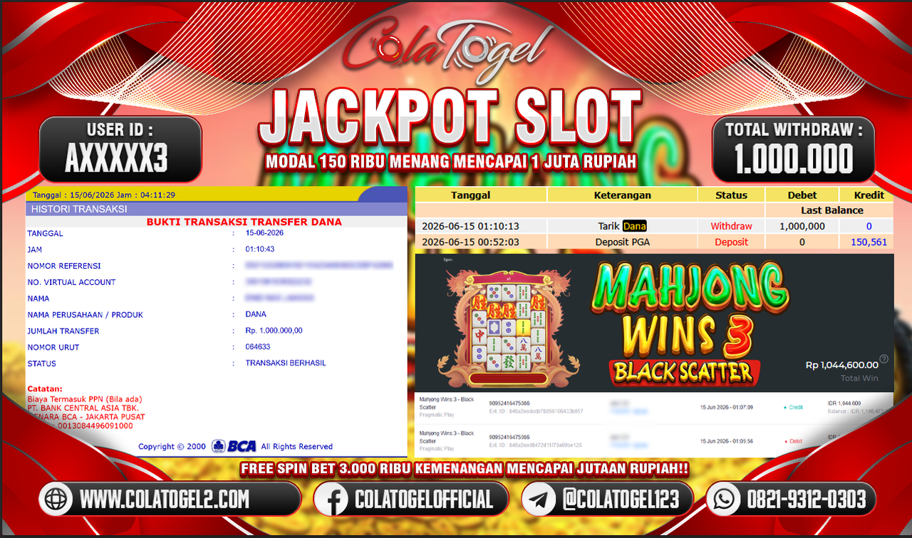 JACKPOT SLOT GACOR!!
