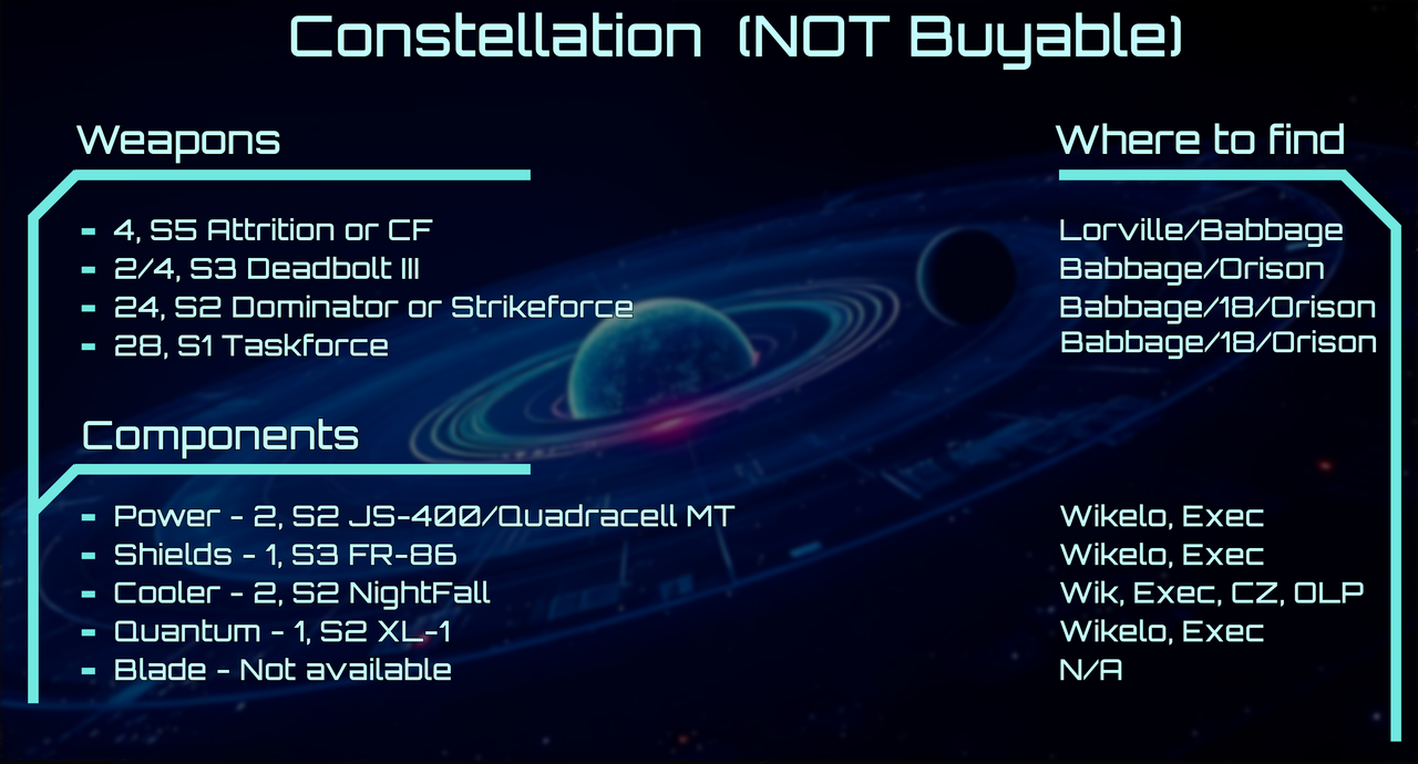 connie not buyable