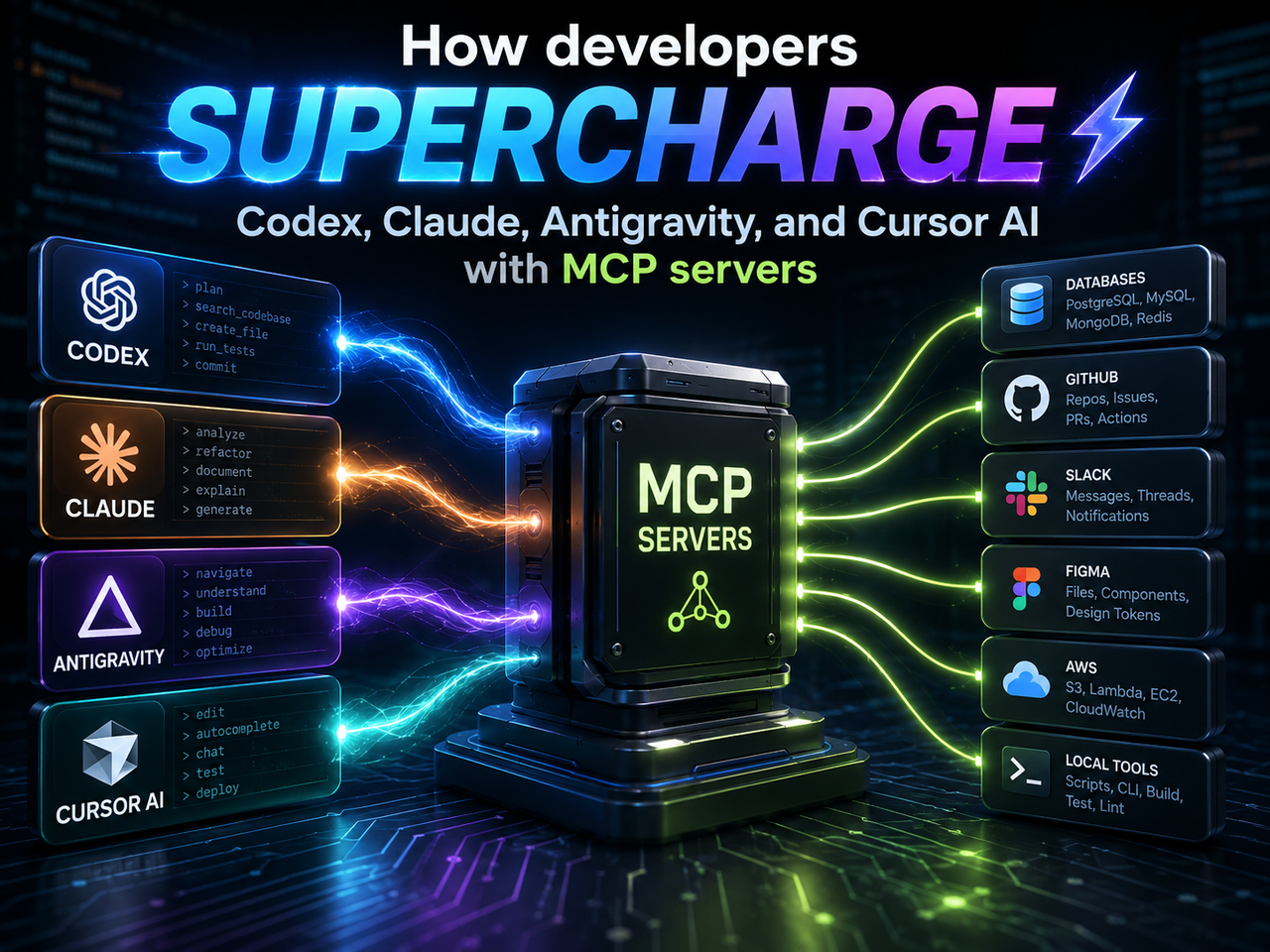 How developers supercharge Codex, Claude, Antigravity, and Cursor AI with MCP servers