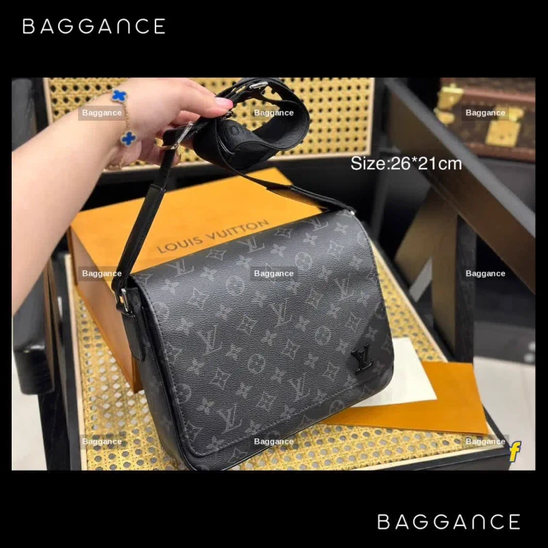 Louis Vuitton Latest Men's Super Grade Bag Black - EVLVSC-700