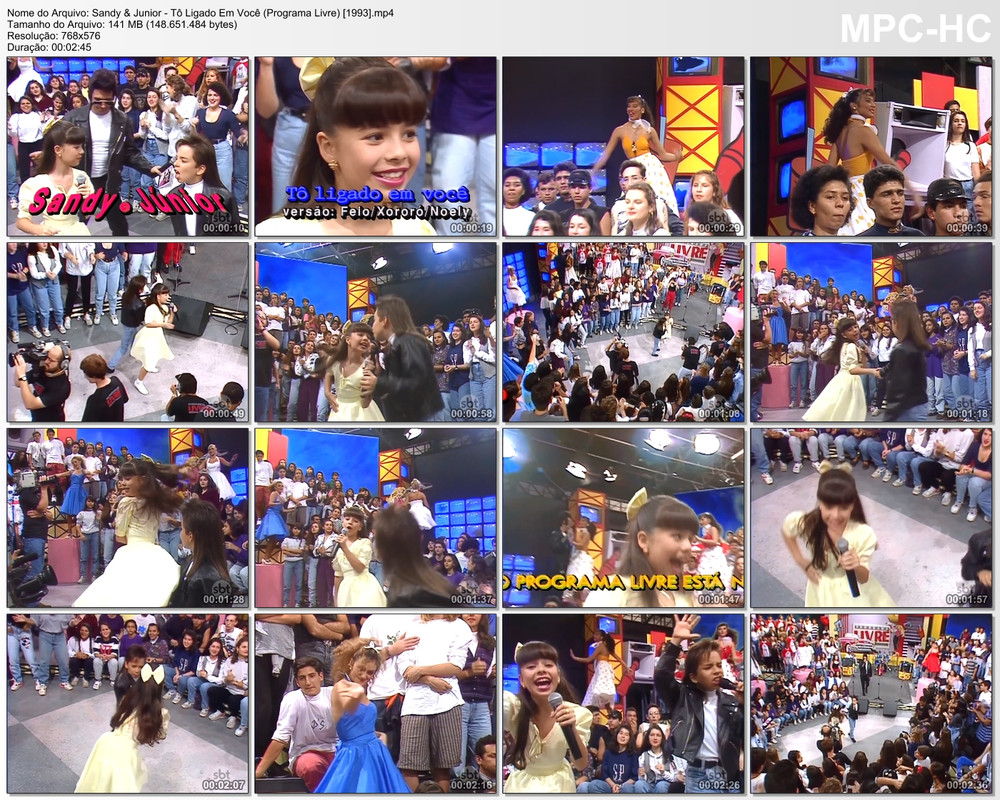 Sandy & Junior - Tô Ligado Em Você (Programa Livre) [1993]