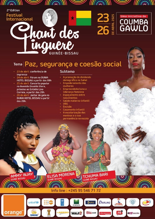 CDL Ginnée bissau 2025 Affiche Officielle du Festival