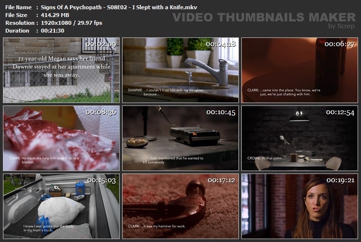 Signs Of A Psychopath - S08E02 - I Slept with a Knife.mkv