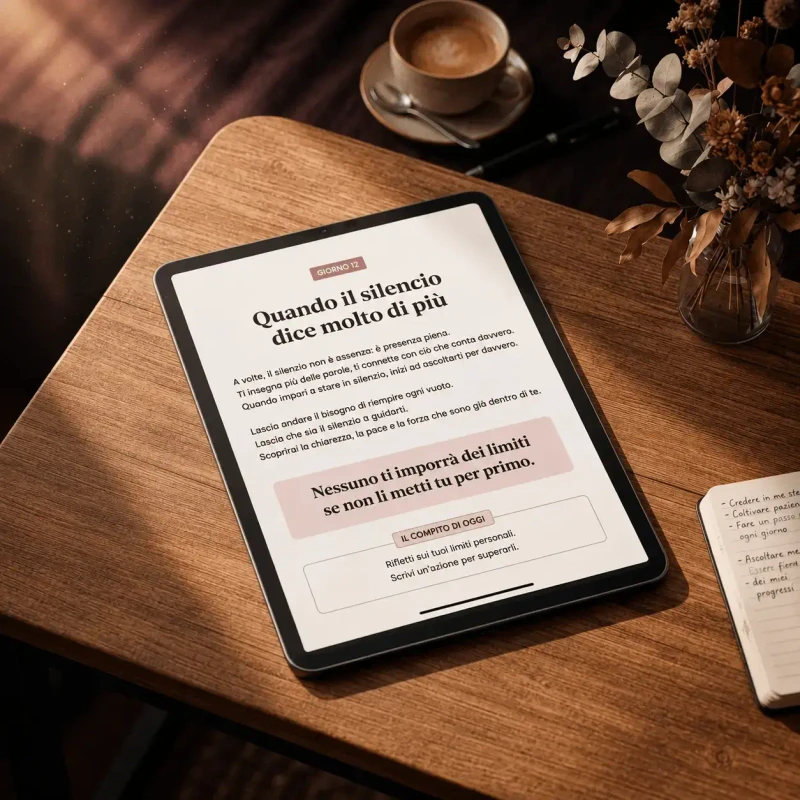 Il combo aperto su un tablet