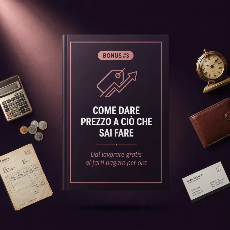 Bonus 3: Come dare un prezzo a quello che già sai fare