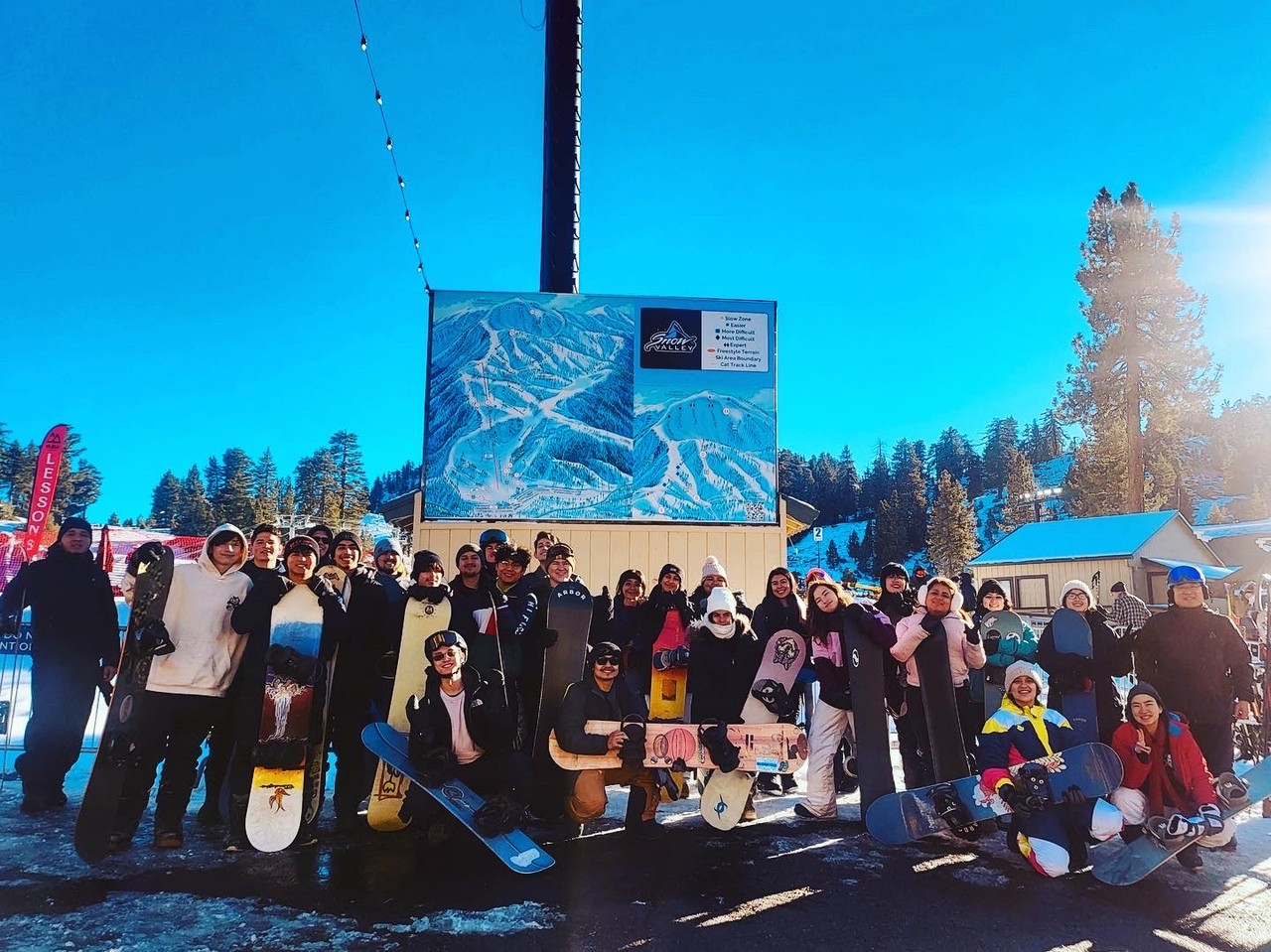 Students spending time together