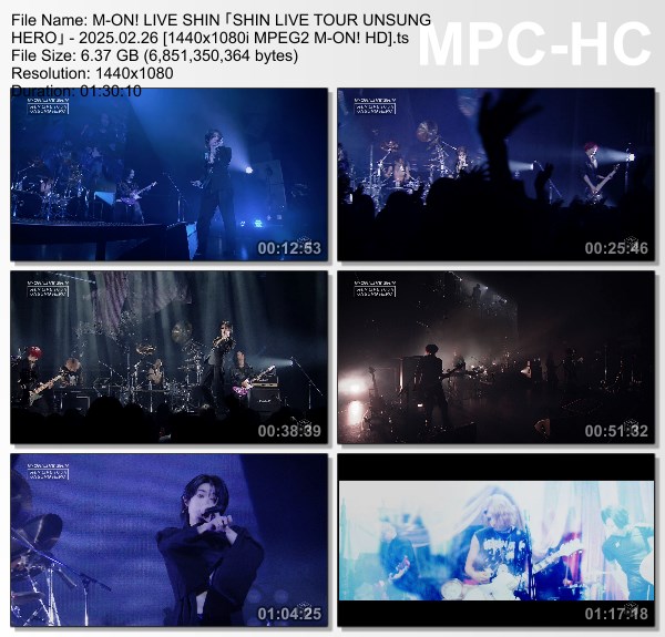 [TV-Variety] SHIN LIVE TOUR UNSUNG HERO (M-ON! 2025.02.26)