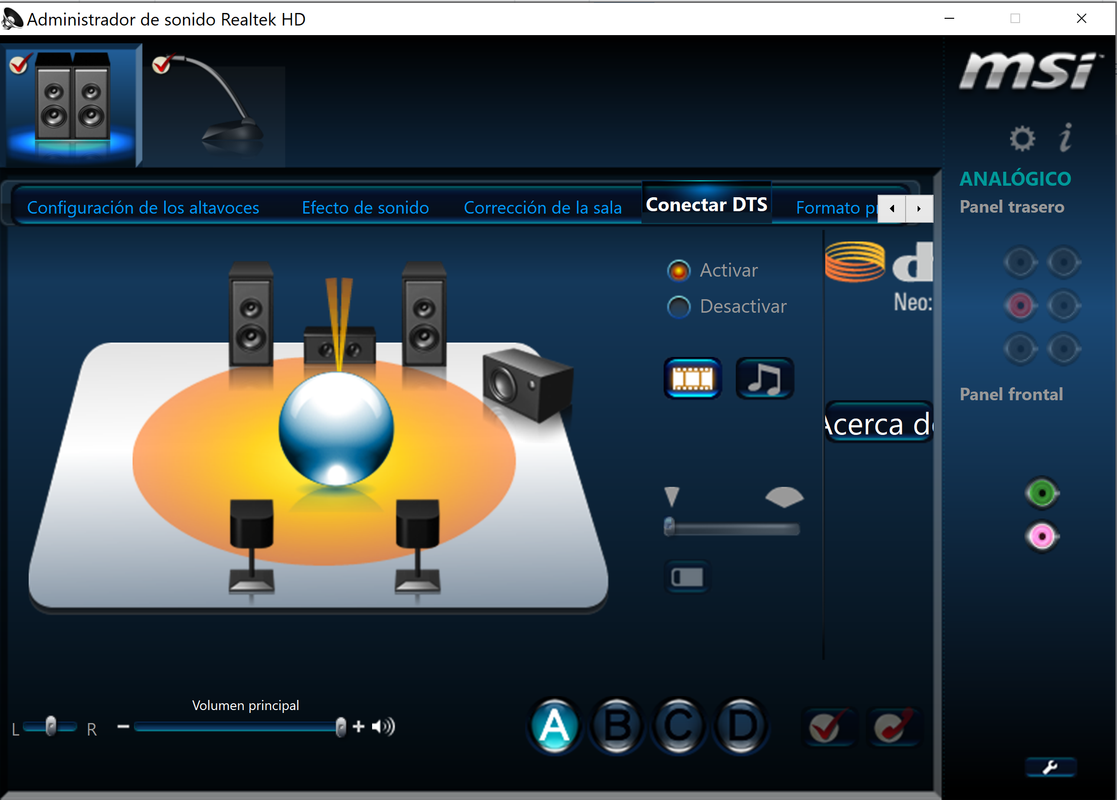 Imposible sacar sonido 5.1 con Windows 10 por HDMI (DESESPERADO) en PC ›  General