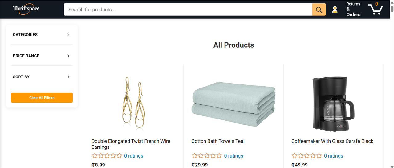 ThriftSpace - Homepage