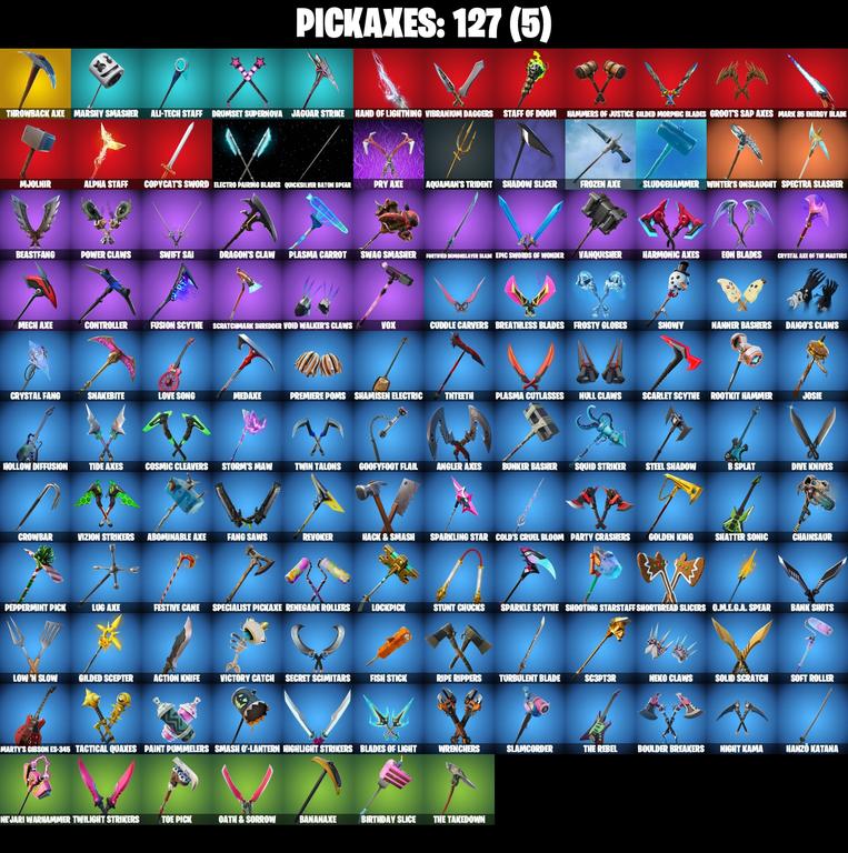 pickaxes comp
