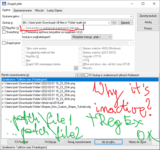 3 find RegEx - path_file    why