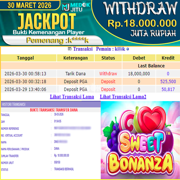 jackpot-permainan-slot--pragmatic-play-sweet-bonanza--rp-18000000-dibayar-lunas-di-medokjitu