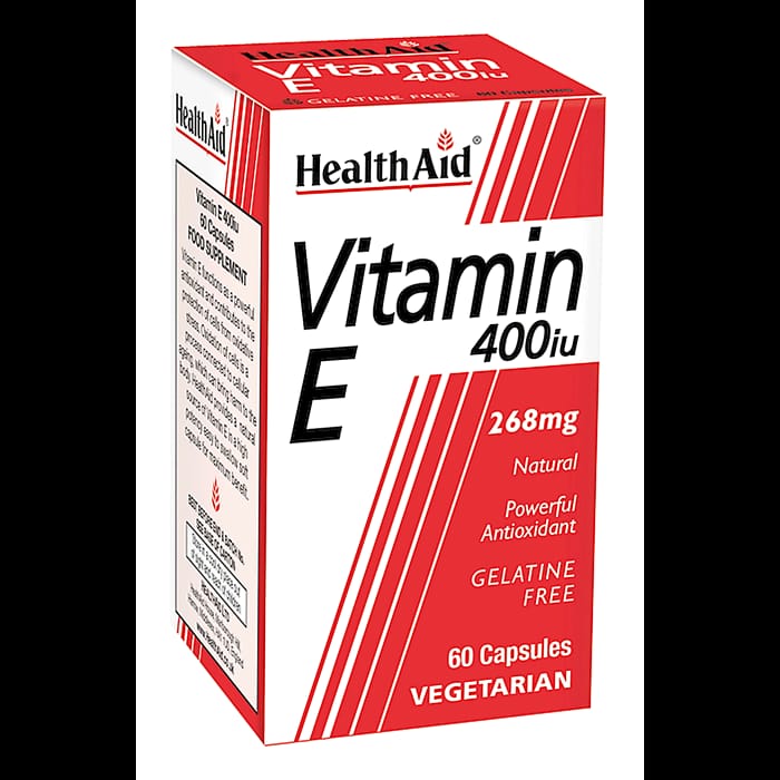 Health Aid Vitamin E 400 I.U Natural 60`S