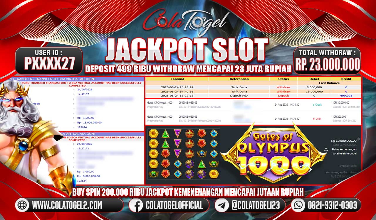 JACKPOT SLOT GACORR!!