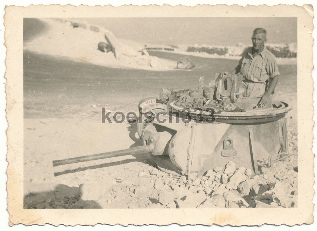 Deutsches Afrikakorps DAK Kämpfer Beute Matilda 