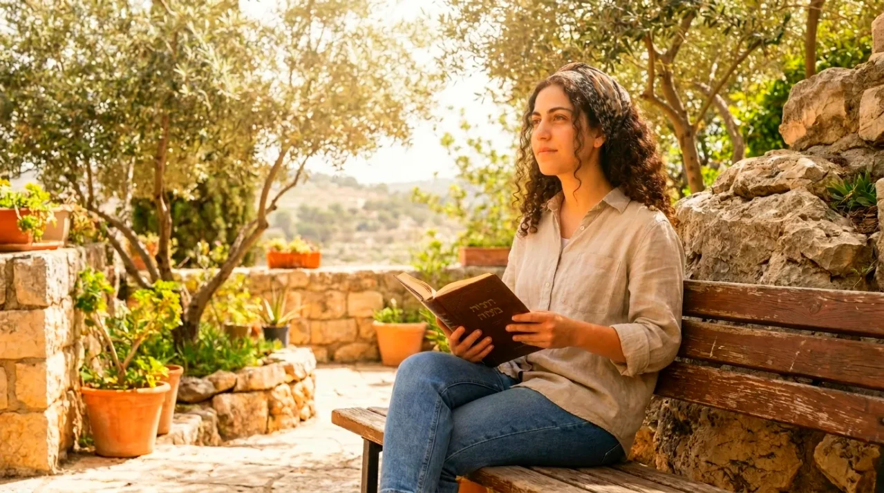 persona reflexionando con mirada tranquila y luz suave simbolizando crecimiento espiritual