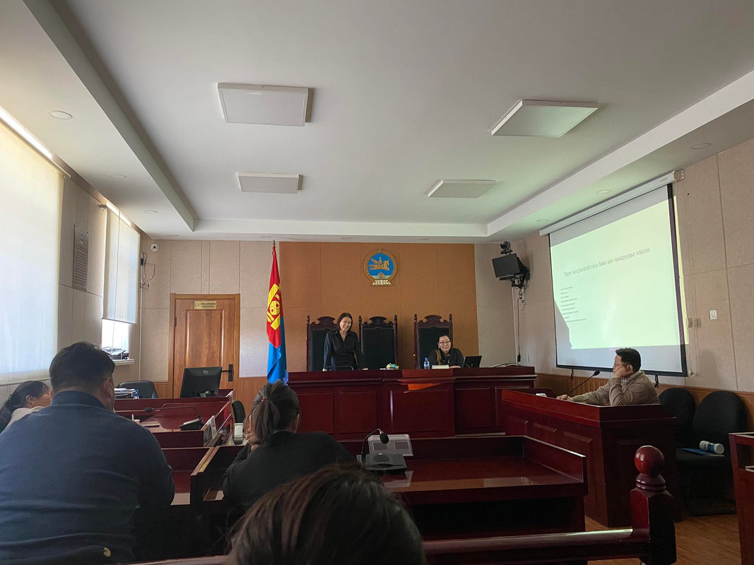 Багануур дүүргийн шүүхийн тамгын газраас мэдээлж байна